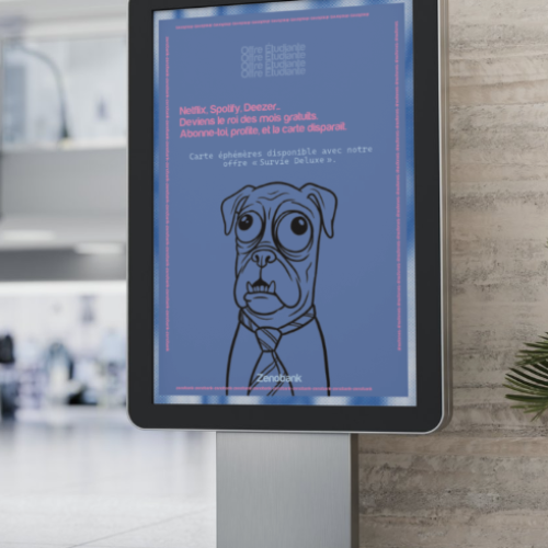 affiche dans mockup